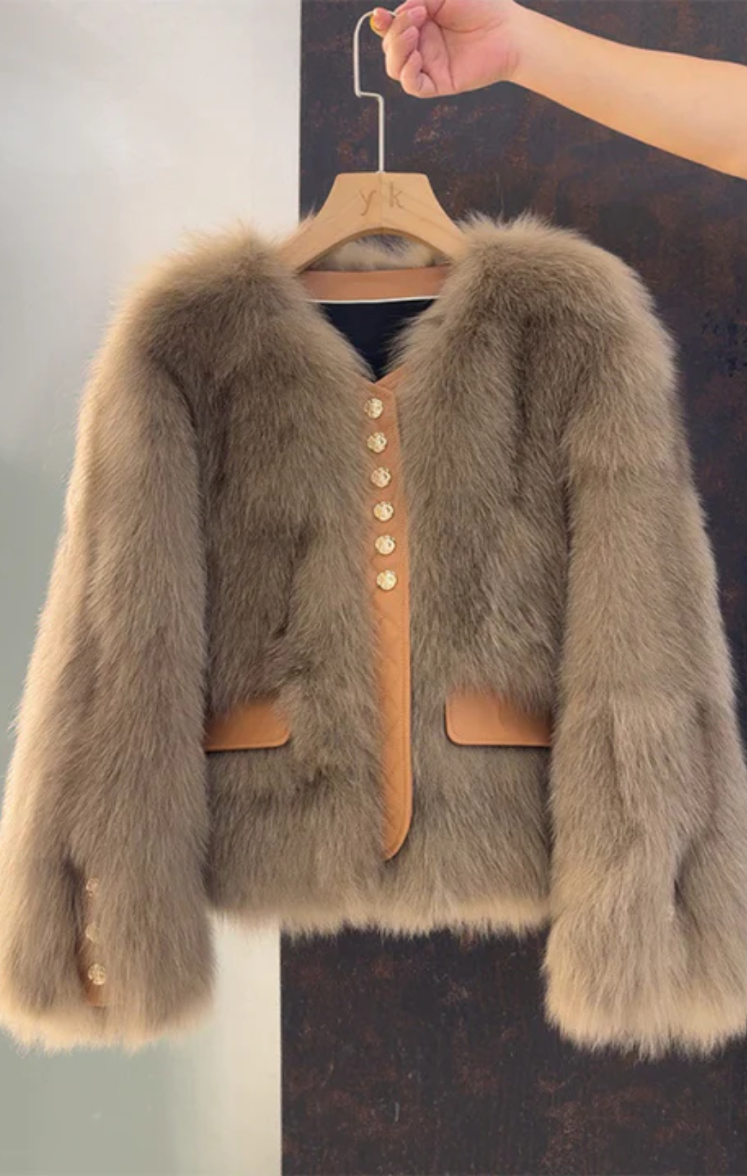 Sandra - Chaqueta de piel sintética