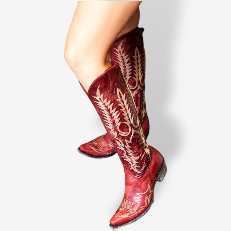 BOTA COWBOY I Bordada
